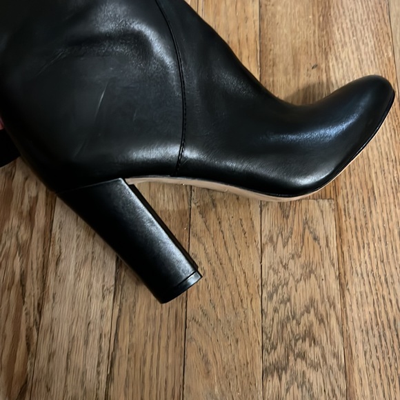 Vero Cuoio vi- tiona Black Leather Heeled Boots - Picture 3 of 10